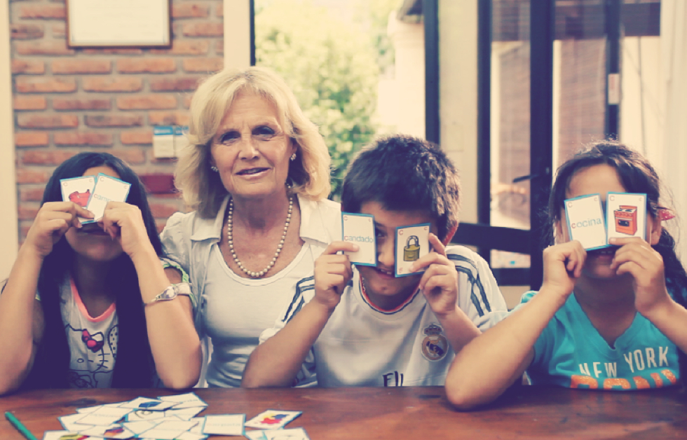 Foto de Pipa con niños jugando